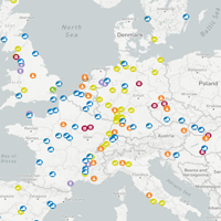 FORATOM Interactive map of nuclear facilities