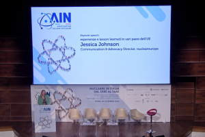 nucleareurope discusses public acceptance of nuclear at AIN stakeholder engagement event